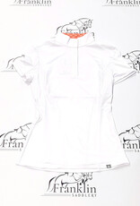 RJ Classics RJ Classics Women's Brynn SS Show Shirt Coral Bits White