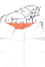 RJ Classics RJ Classics Women's Brynn SS Show Shirt Coral Bits White