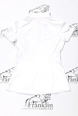 RJ Classics RJ Classics Women's Brynn SS Show Shirt Coral Bits White