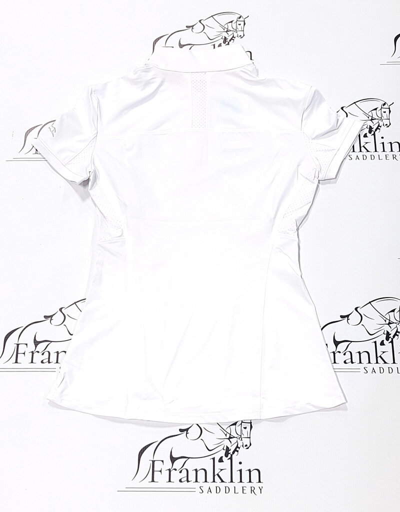 RJ Classics RJ Classics Women's Brynn SS Show Shirt Coral Bits White
