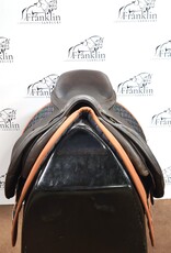 Cliff Barnsby Pegasus Jumping Saddle 17.5" Seat Consignment #921