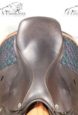 Cliff Barnsby Pegasus Jumping Saddle 17.5" Seat Consignment #921