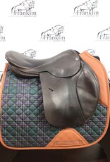 Cliff Barnsby Pegasus Jumping Saddle 17.5" Seat Consignment #921