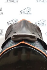 Cliff Barnsby Pegasus Jumping Saddle 17.5" Seat Consignment #921