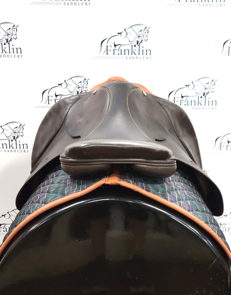 Cliff Barnsby Pegasus Jumping Saddle 17.5" Seat Consignment #921