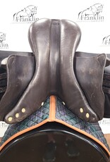 Cliff Barnsby Pegasus Jumping Saddle 17.5" Seat Consignment #921