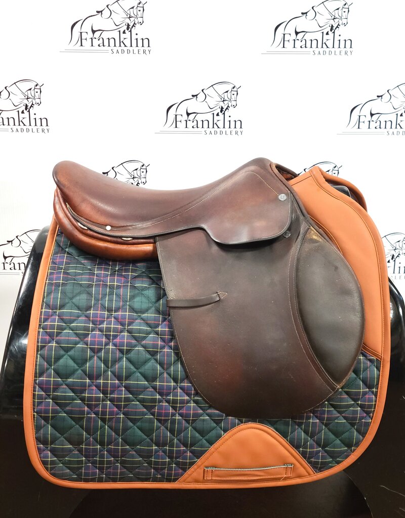 Hermes Jumping Saddle 17.5" Seat Consignment #922