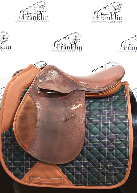 Pessoa Jumping Saddle 17" Seat Consignment #926