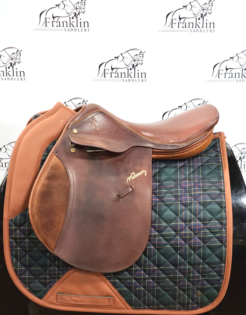 Pessoa Jumping Saddle 17" Seat Consignment #926