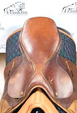 Pessoa Jumping Saddle 17" Seat Consignment #926