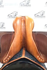 Pessoa Jumping Saddle 17" Seat Consignment #926