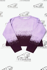 Hannah Childs Lifestyle Hannah Childs Wren Ombre Crew Neck Sweater Plum Wine