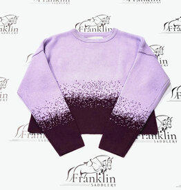 Hannah Childs Lifestyle Hannah Childs Wren Ombre Crew Neck Sweater Plum Wine