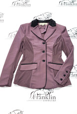 Hannah Childs Lifestyle Hannah Childs Classica Mesh Piped Show Coat Plum Wine