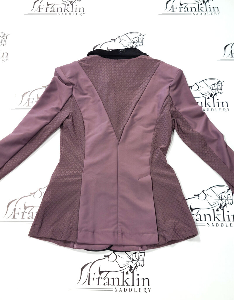 Hannah Childs Lifestyle Hannah Childs Classica Mesh Piped Show Coat Plum Wine
