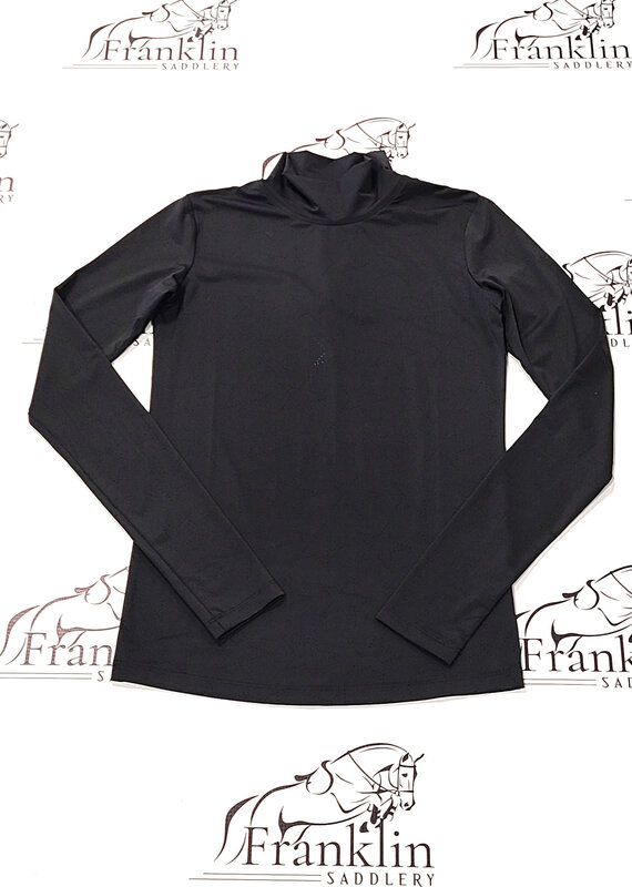 Hannah Childs Lifestyle Hannah Childs Farrah Star Turtleneck Training Top Pitch Black