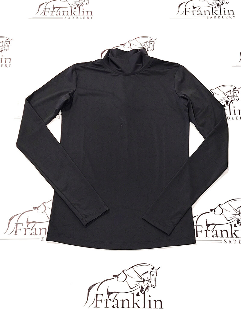 Hannah Childs Lifestyle Hannah Childs Farrah Star Turtleneck Training Top Pitch Black