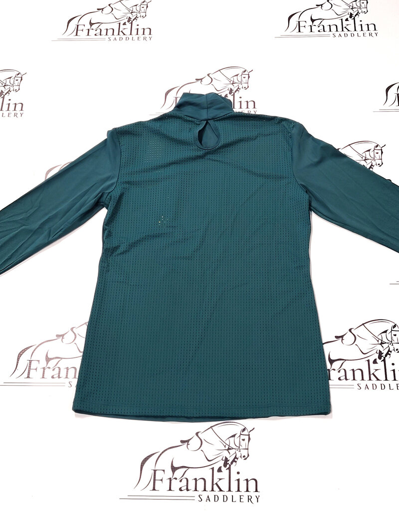 Euphoric Equestrian Euphoric Equestrian Ladies Otto Long Sleeve Turtleneck Dark Emerald