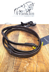LeMieux LeMieux Magna Grip Rubber Reins Brown/Brass