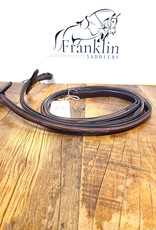 Butet New Butet Rubber Lined Hunter Reins Full Cachou