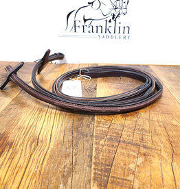 Butet New Butet Rubber Lined Hunter Reins Full Cachou
