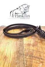 LeMieux LeMieux Rubber Grip Continental Reins Havana/Brass Full