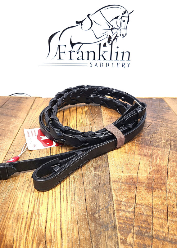 Kincade Kincade Laced Reins Black Full 54"
