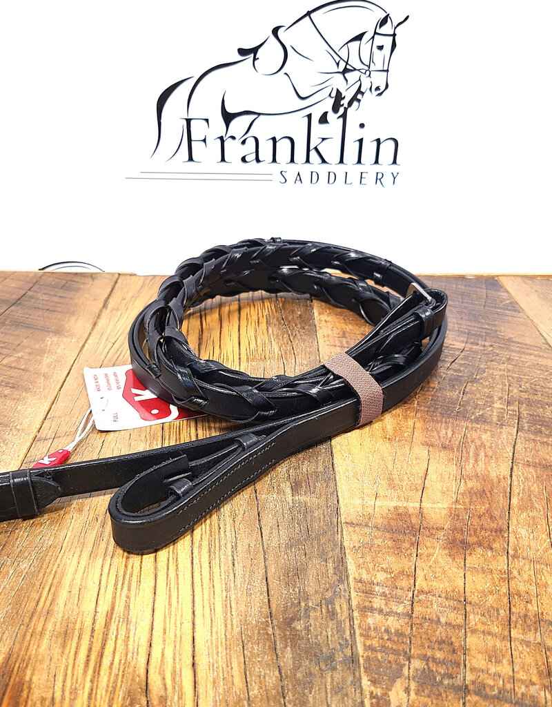 Kincade Kincade Laced Reins Black Full 54"
