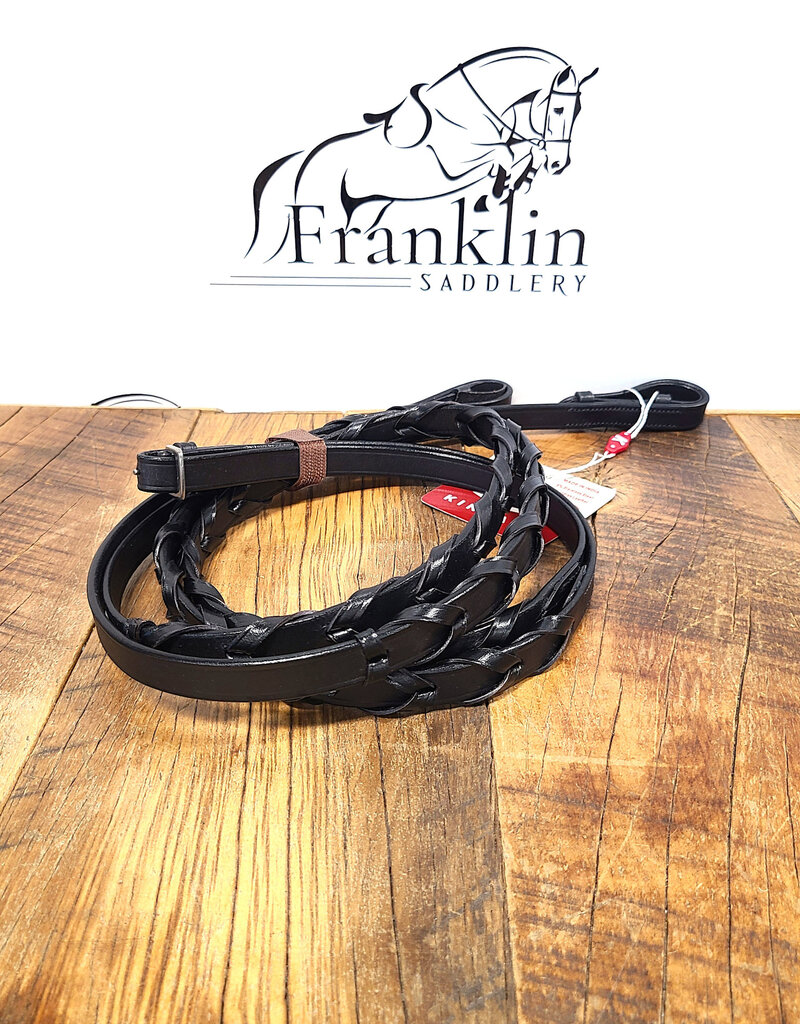 Kincade Kincade Laced Reins Black Full 54"