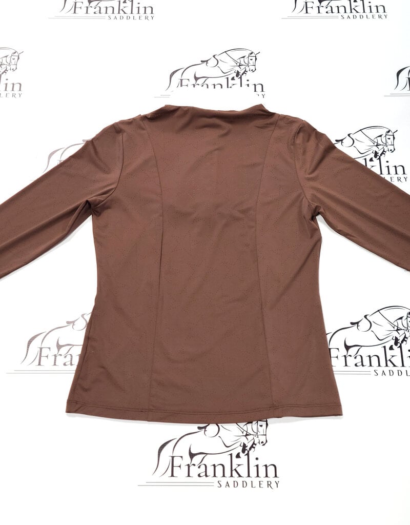 Hannah Childs Lifestyle Hannah Childs Luna Star Long Sleeve Show Shirt Cappuccino