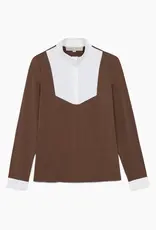 Hannah Childs Lifestyle Hannah Childs Luna Star Long Sleeve Show Shirt Cappuccino