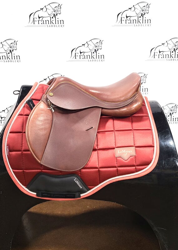 Pessoa Junior Jumping Saddle 15" Seat Consignment #931