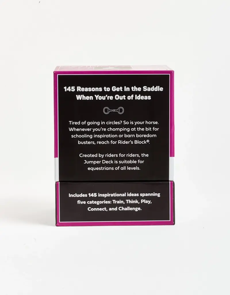 Stable Mind Rider's Block Exercises and Activity Card Deck