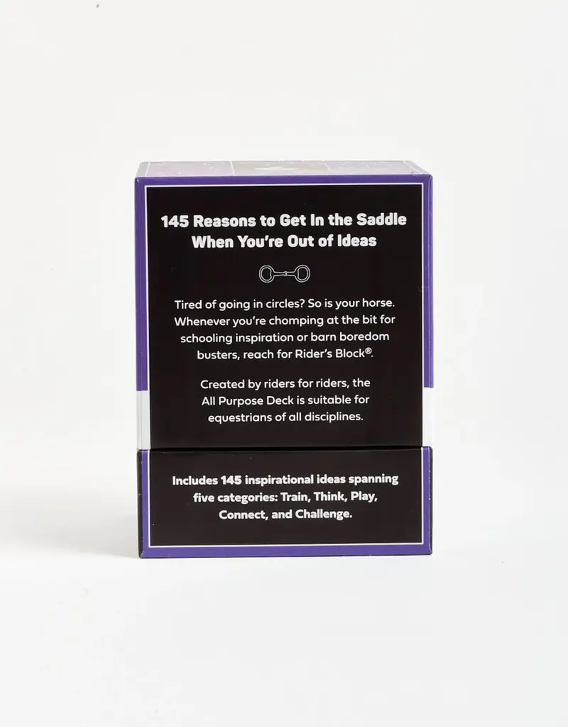 Stable Mind Rider's Block Exercises and Activity Card Deck