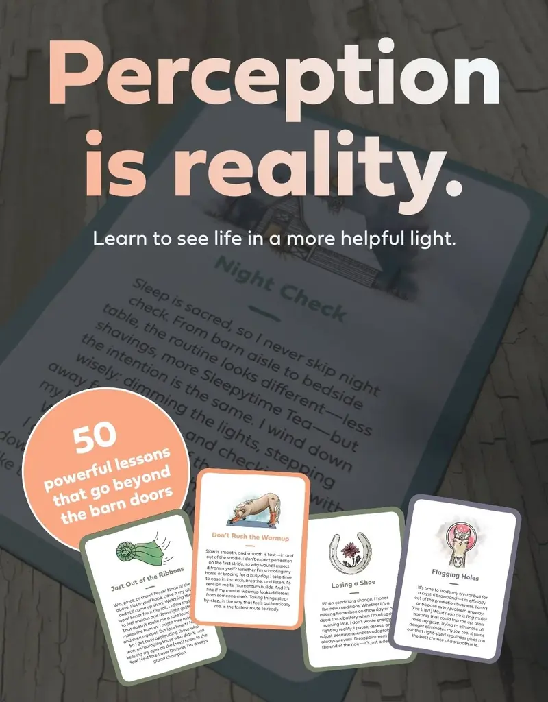 Stable Mind Between The Ears Equestrian Affirmation Deck