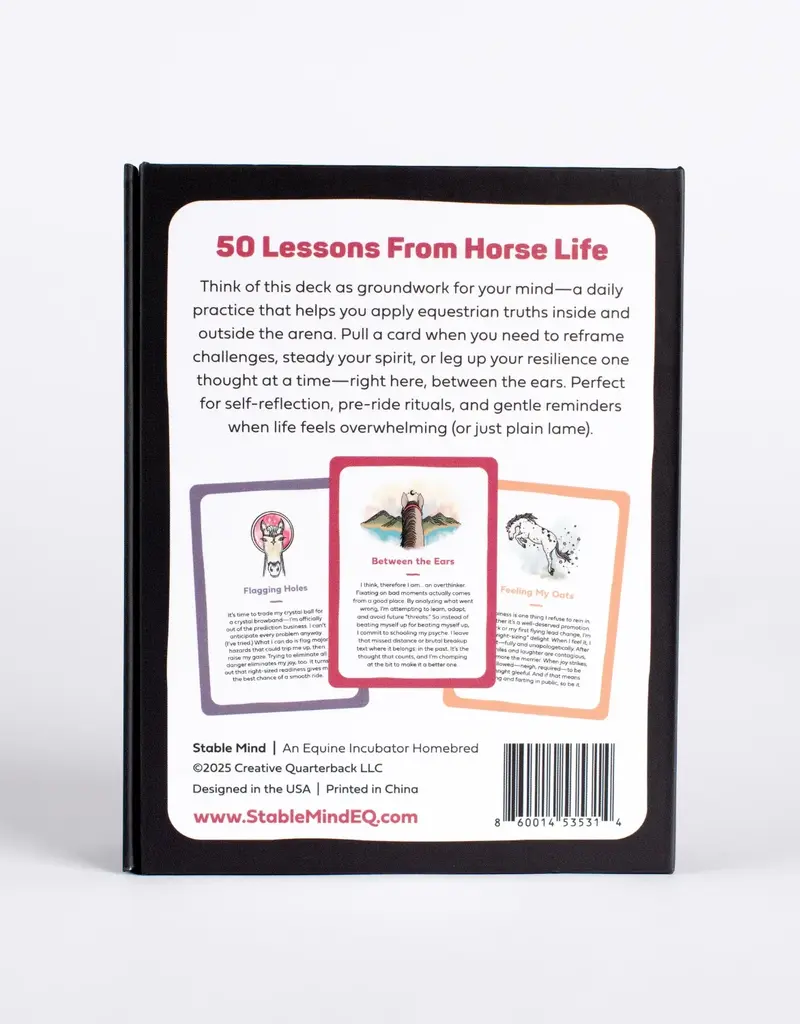 Stable Mind Between The Ears Equestrian Affirmation Deck