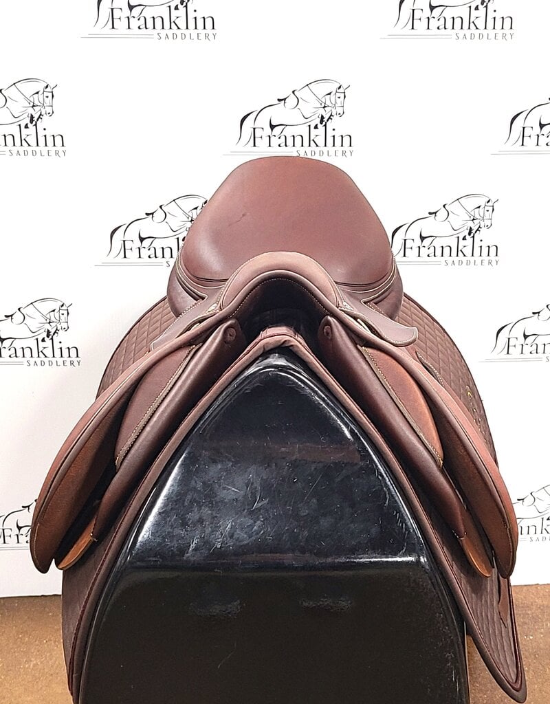 Butet Butet Premium Integrated M 17" Seat 1.5 Flap Wide Tree Semi-Custom BB Gold Saddle