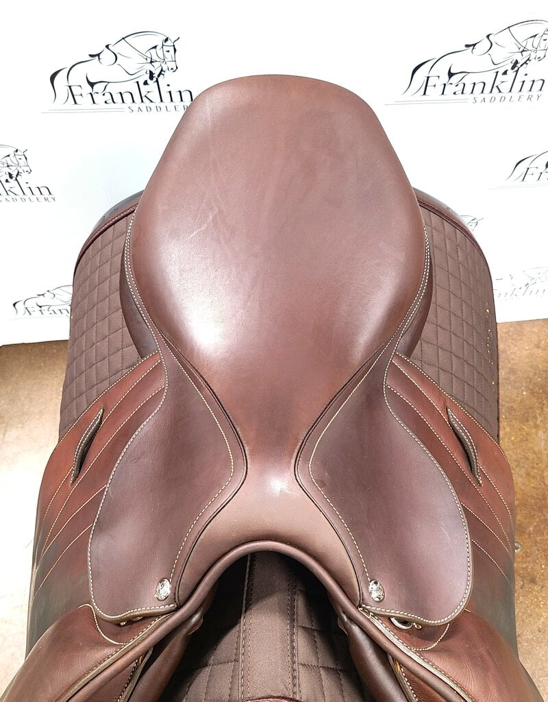 Butet Butet Premium Integrated M 17" Seat 1.5 Flap Wide Tree Semi-Custom BB Gold Saddle