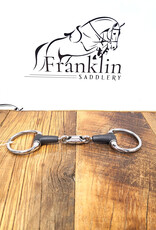 Centaur Centaur Eco Pure Oval Link Round Rubber Eggbutt Snaffle Bit