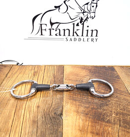 Centaur Centaur Eco Pure Oval Link Round Rubber Eggbutt Snaffle Bit