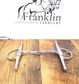 Centaur Centaur Slow Twist Eggbutt Full Cheek Snaffle Bit