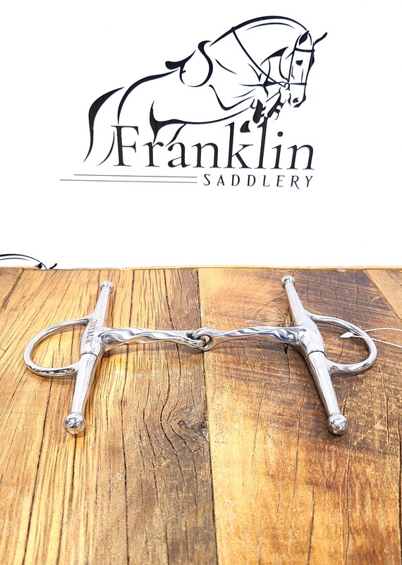 Centaur Centaur Slow Twist Eggbutt Full Cheek Snaffle Bit