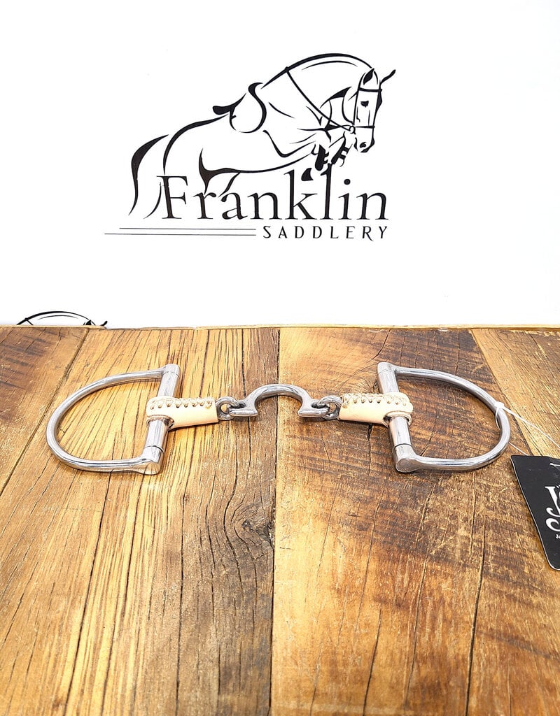 Jake Adams Equestrian Jake Adams Equestrian Leather Covered Segunda Bits