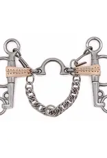 Jake Adams Equestrian Jake Adams Equestrian Leather Covered Segunda Bits
