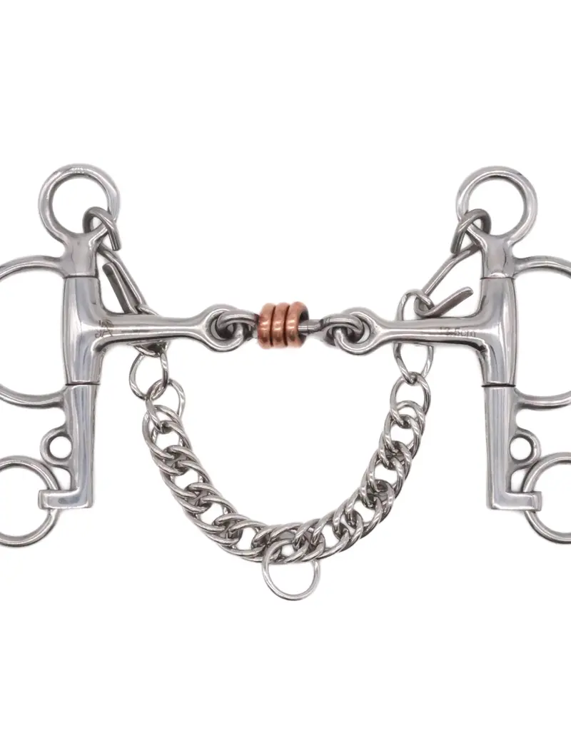 Jake Adams Equestrian Jake Adams Equestrian Double Jointed Triple Copper Roller Bits
