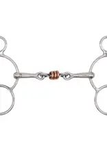Jake Adams Equestrian Jake Adams Equestrian Double Jointed Triple Copper Roller Bits