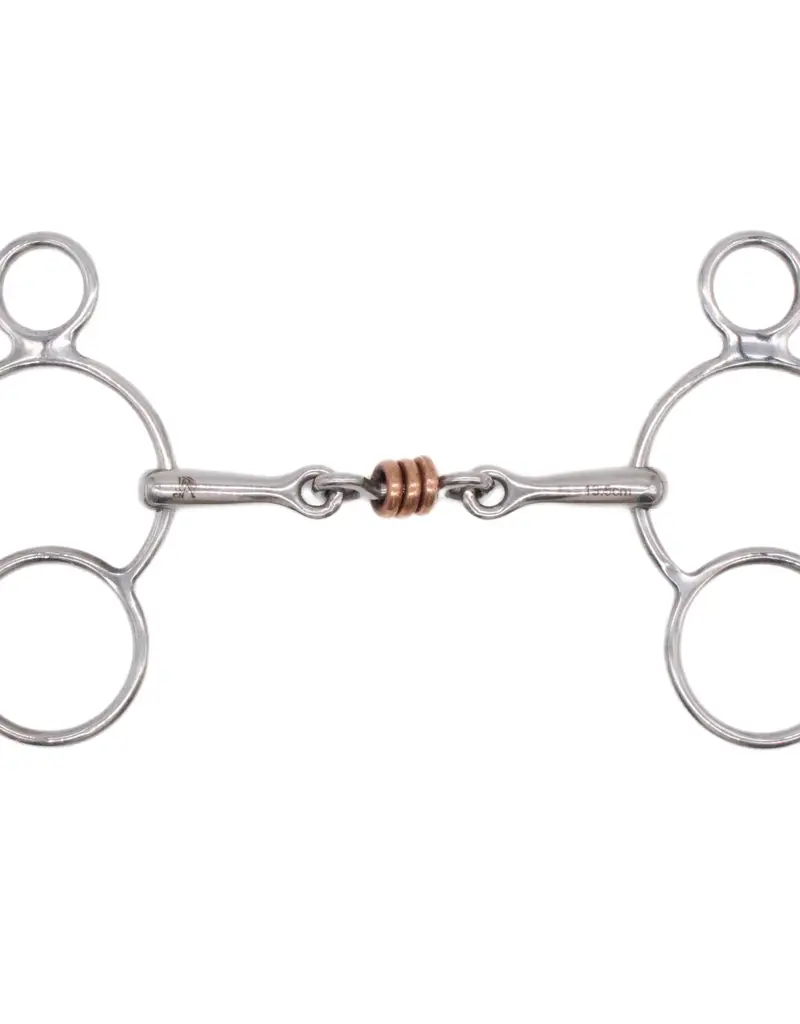Jake Adams Equestrian Jake Adams Equestrian Double Jointed Triple Copper Roller Bits