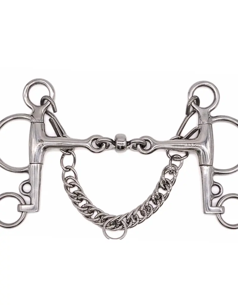 Jake Adams Equestrian Jake Adams Equestrian Double Jointed Stainless Steel Roller Bits