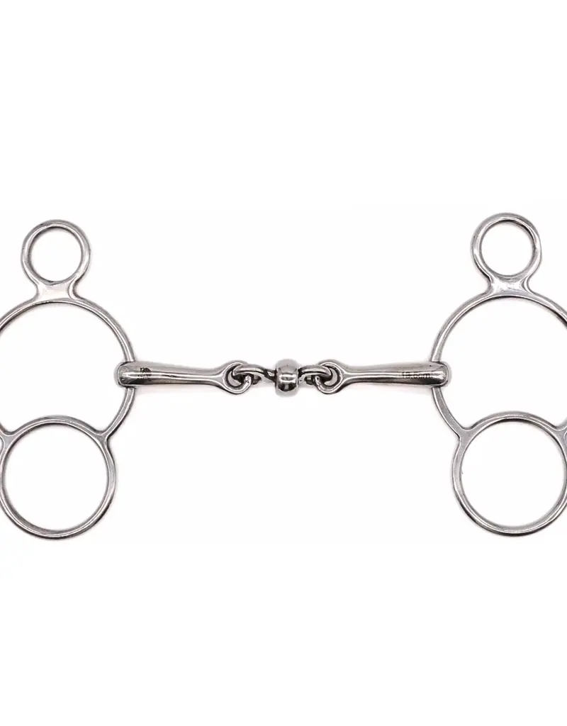 Jake Adams Equestrian Jake Adams Equestrian Double Jointed Stainless Steel Roller Bits