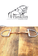 Jake Adams Equestrian Jake Adams Equestrian Twisted Copper D-ring Bit w/ Dr. Bristol Link